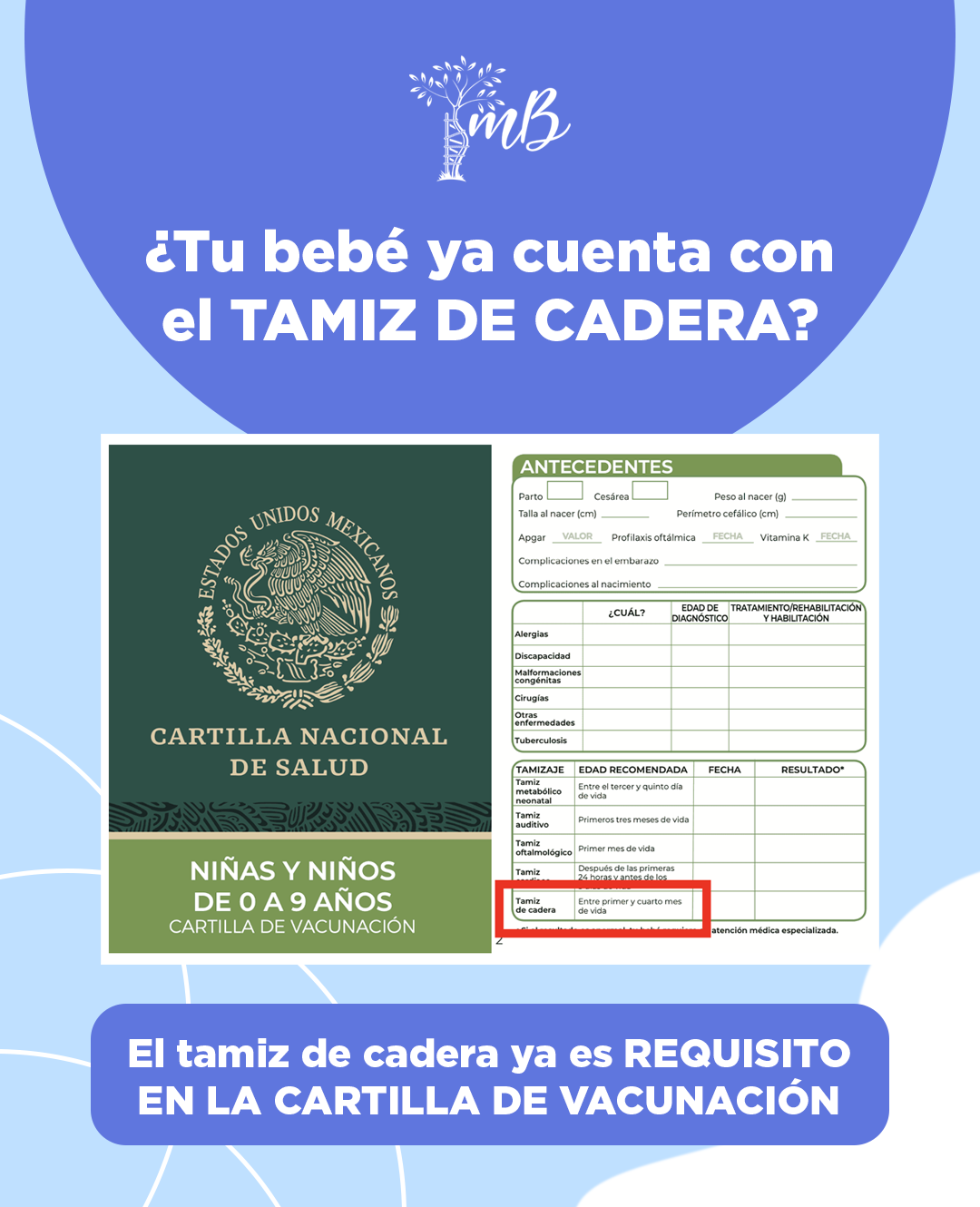 informacion tamiz de cadera